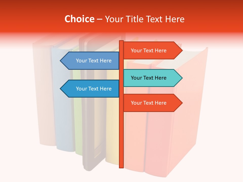 Electronic Book Learning Pen PowerPoint Template