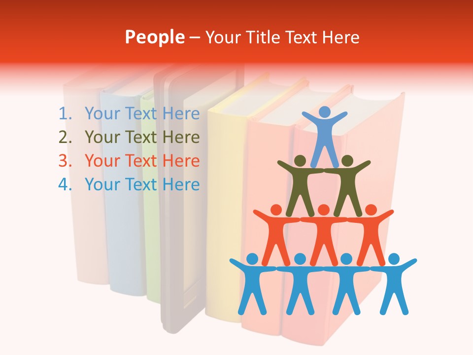 Electronic Book Learning Pen PowerPoint Template