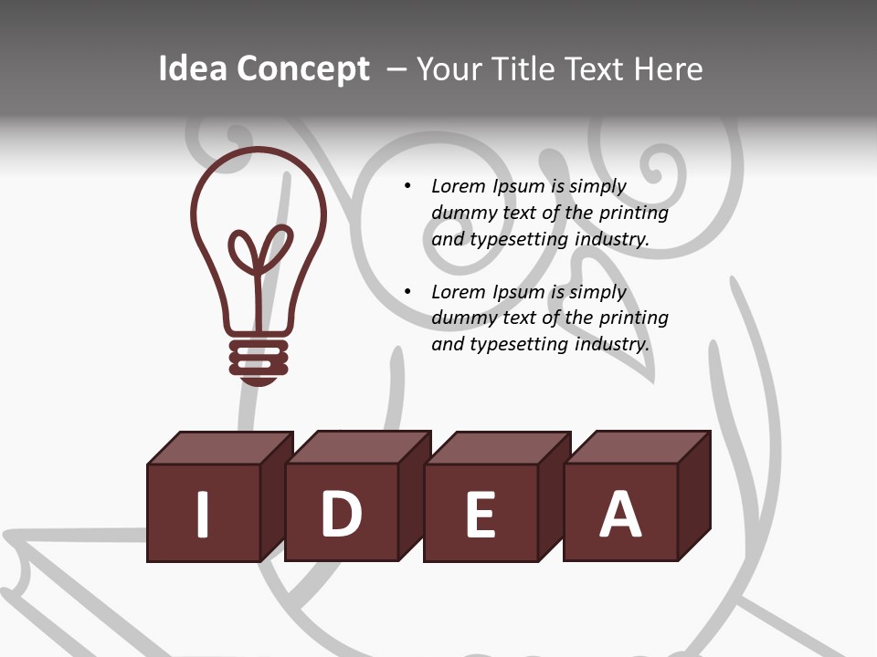 Intelligence Icon Education PowerPoint Template