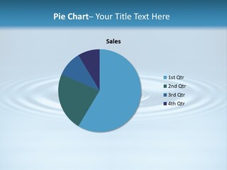 Circle Splashing Surface PowerPoint Template