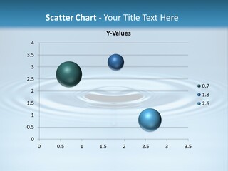 Circle Splashing Surface PowerPoint Template