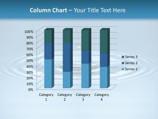 Circle Splashing Surface PowerPoint Template