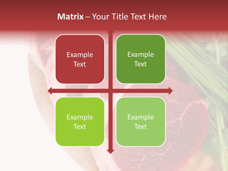 Sirloin Vegetables Beef PowerPoint Template