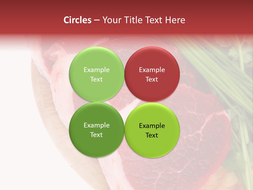 Sirloin Vegetables Beef PowerPoint Template