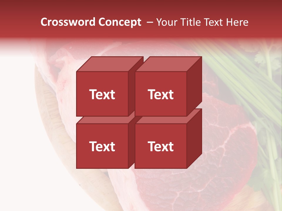 Sirloin Vegetables Beef PowerPoint Template