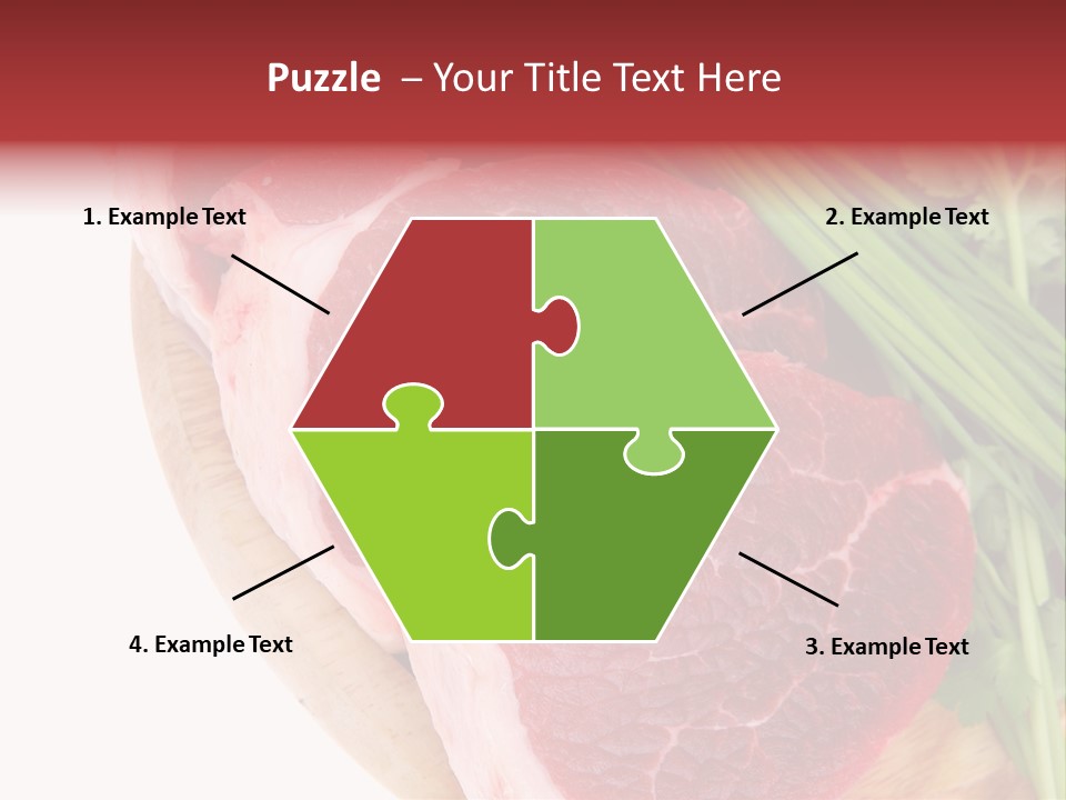 Sirloin Vegetables Beef PowerPoint Template