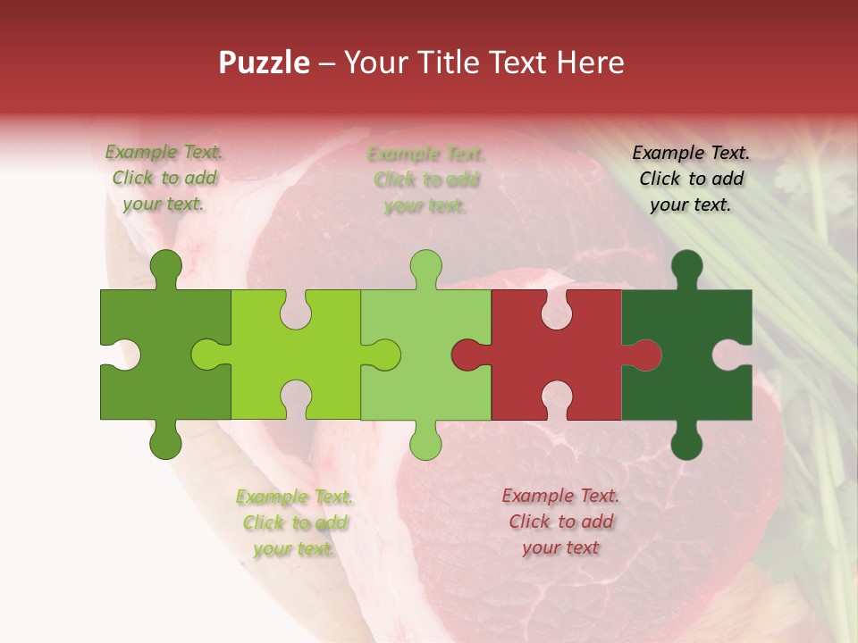 Sirloin Vegetables Beef PowerPoint Template