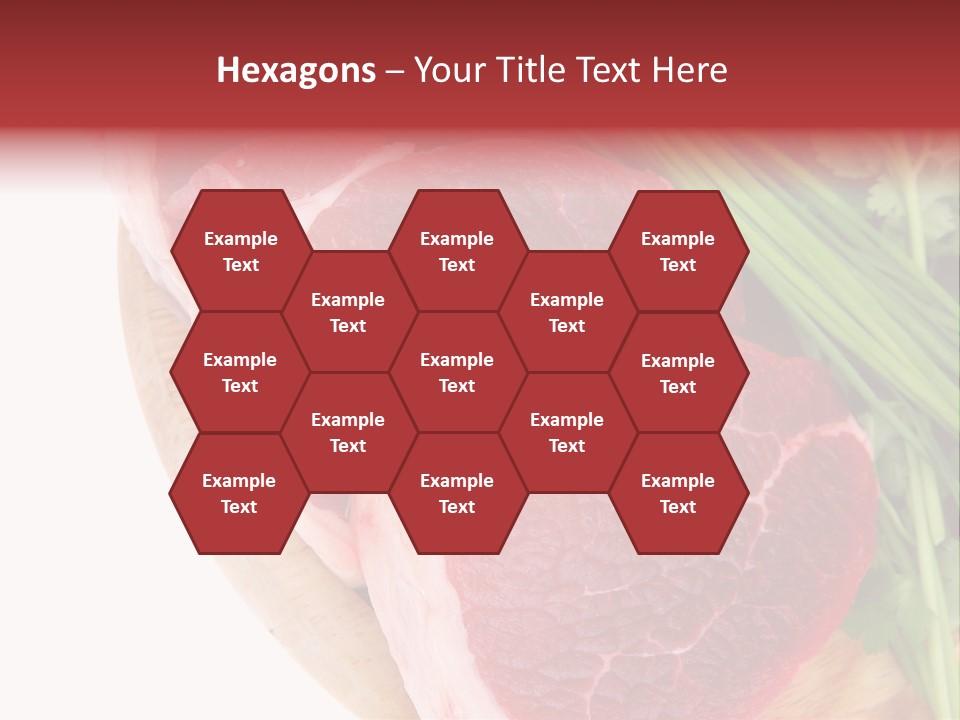 Sirloin Vegetables Beef PowerPoint Template