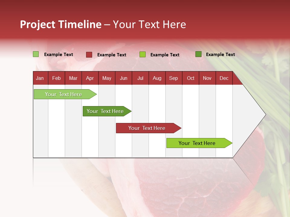 Sirloin Vegetables Beef PowerPoint Template