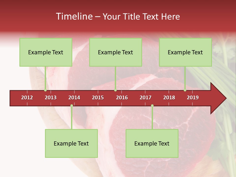 Sirloin Vegetables Beef PowerPoint Template