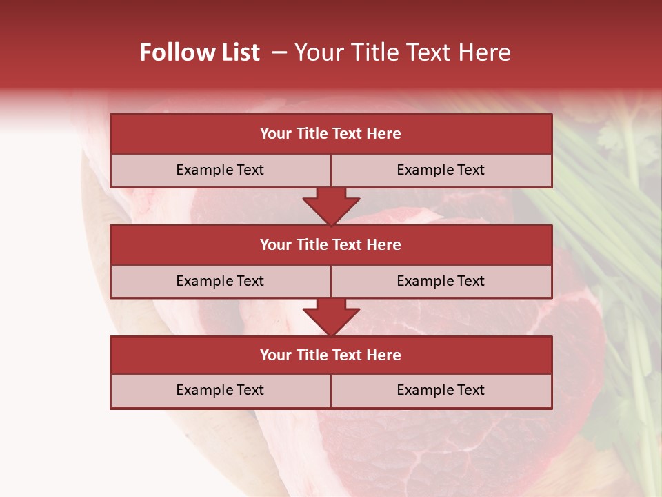 Sirloin Vegetables Beef PowerPoint Template