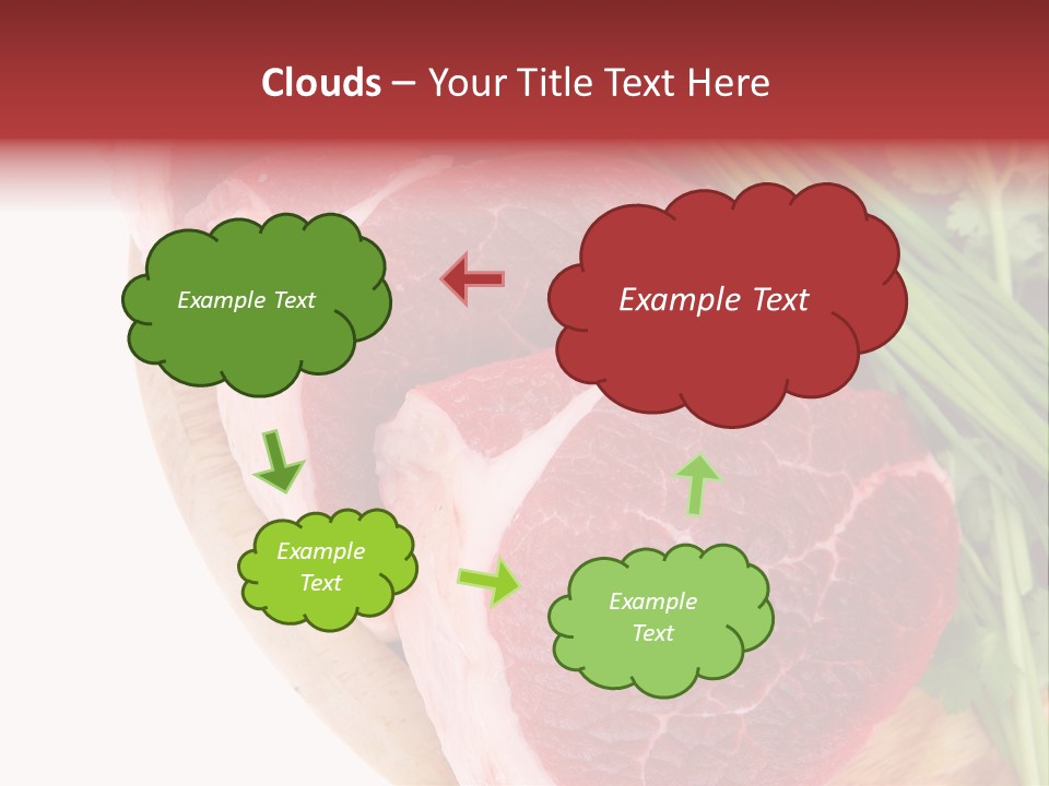 Sirloin Vegetables Beef PowerPoint Template