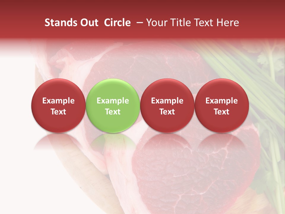 Sirloin Vegetables Beef PowerPoint Template