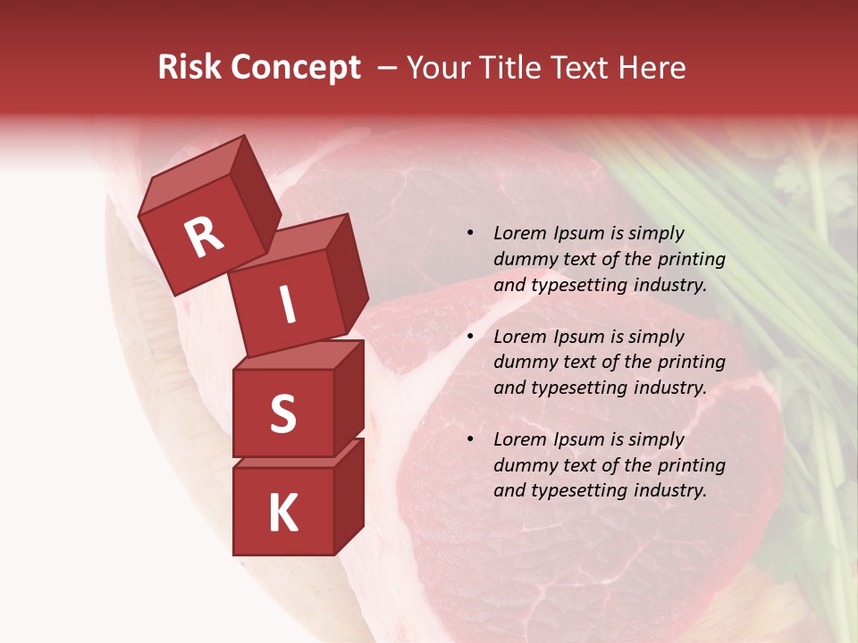 Sirloin Vegetables Beef PowerPoint Template