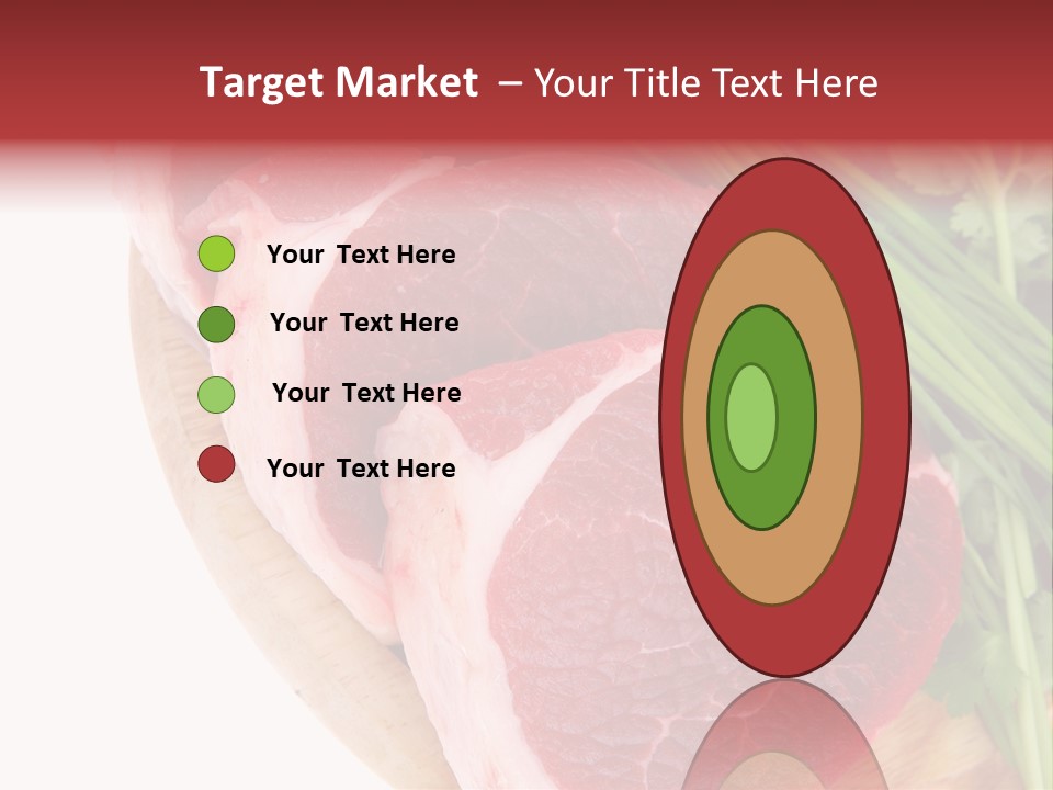 Sirloin Vegetables Beef PowerPoint Template