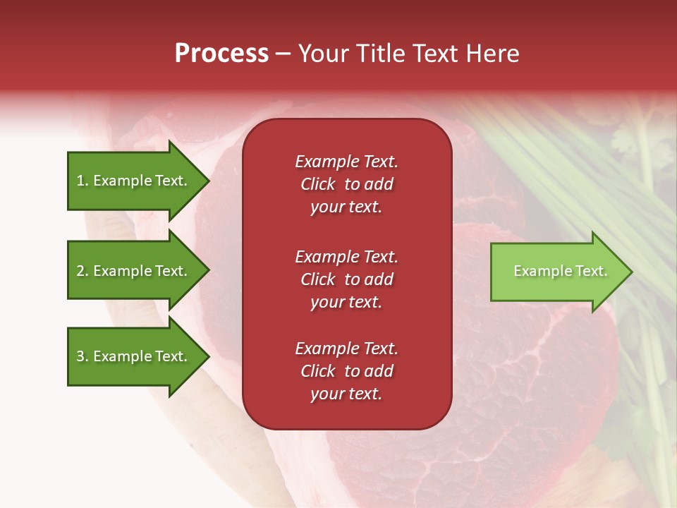Sirloin Vegetables Beef PowerPoint Template