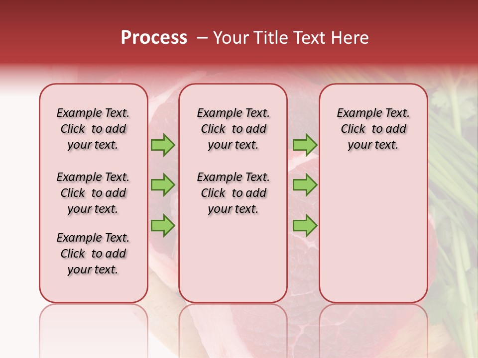 Sirloin Vegetables Beef PowerPoint Template