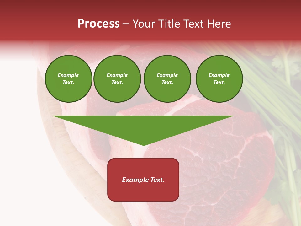 Sirloin Vegetables Beef PowerPoint Template