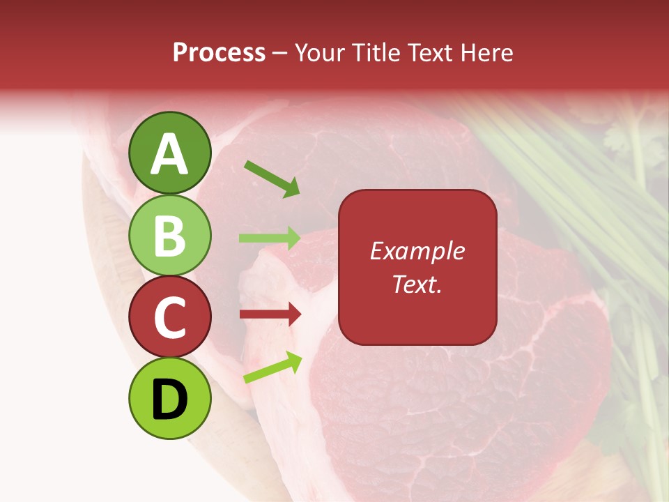 Sirloin Vegetables Beef PowerPoint Template