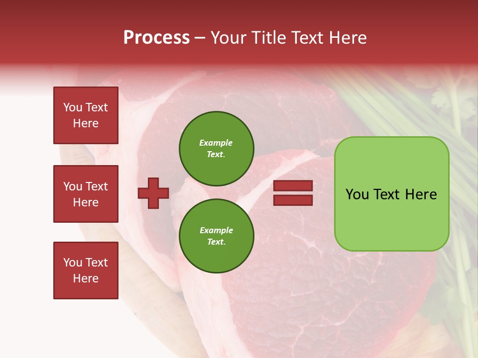 Sirloin Vegetables Beef PowerPoint Template