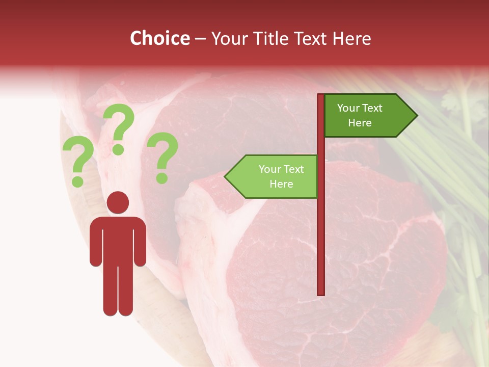 Sirloin Vegetables Beef PowerPoint Template