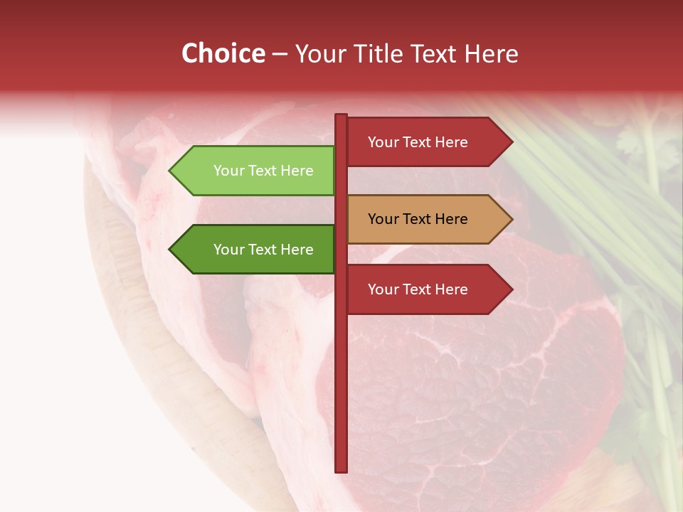 Sirloin Vegetables Beef PowerPoint Template