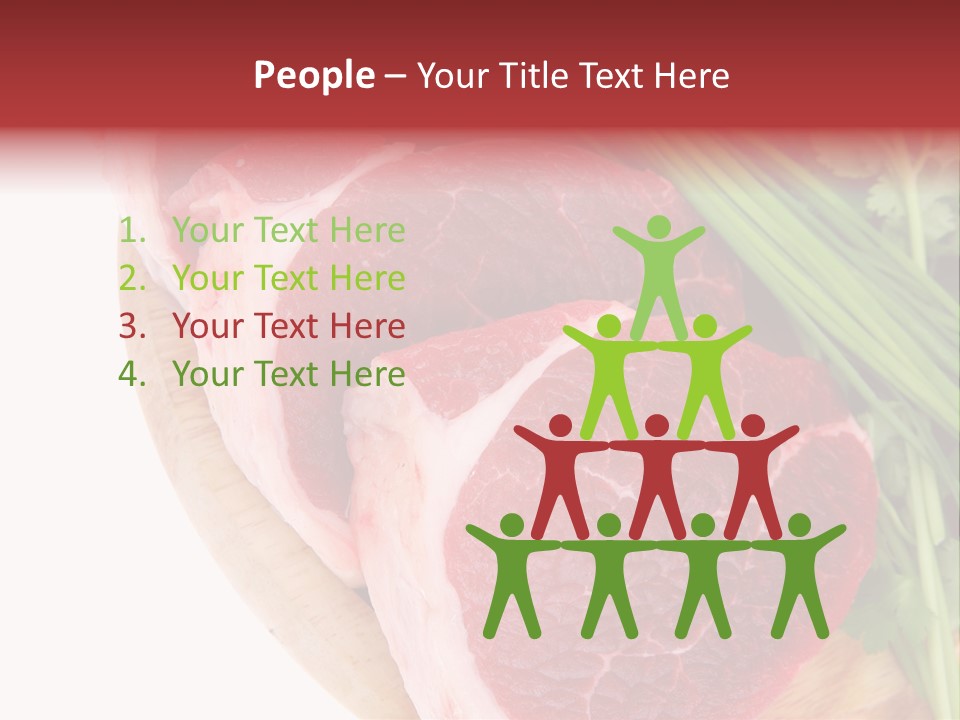 Sirloin Vegetables Beef PowerPoint Template