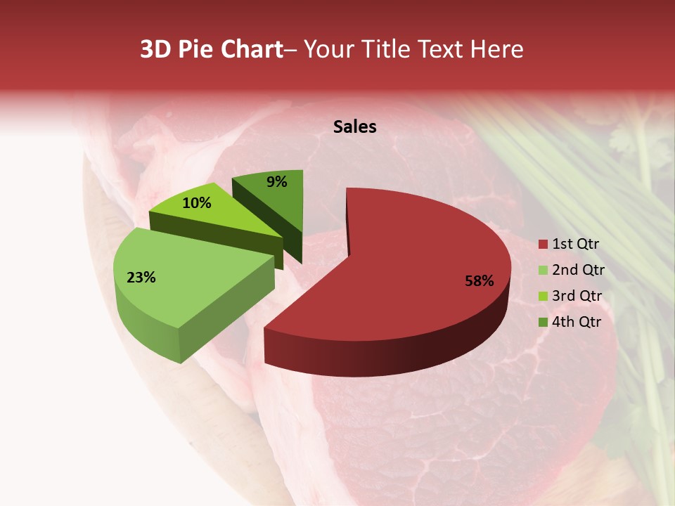 Sirloin Vegetables Beef PowerPoint Template