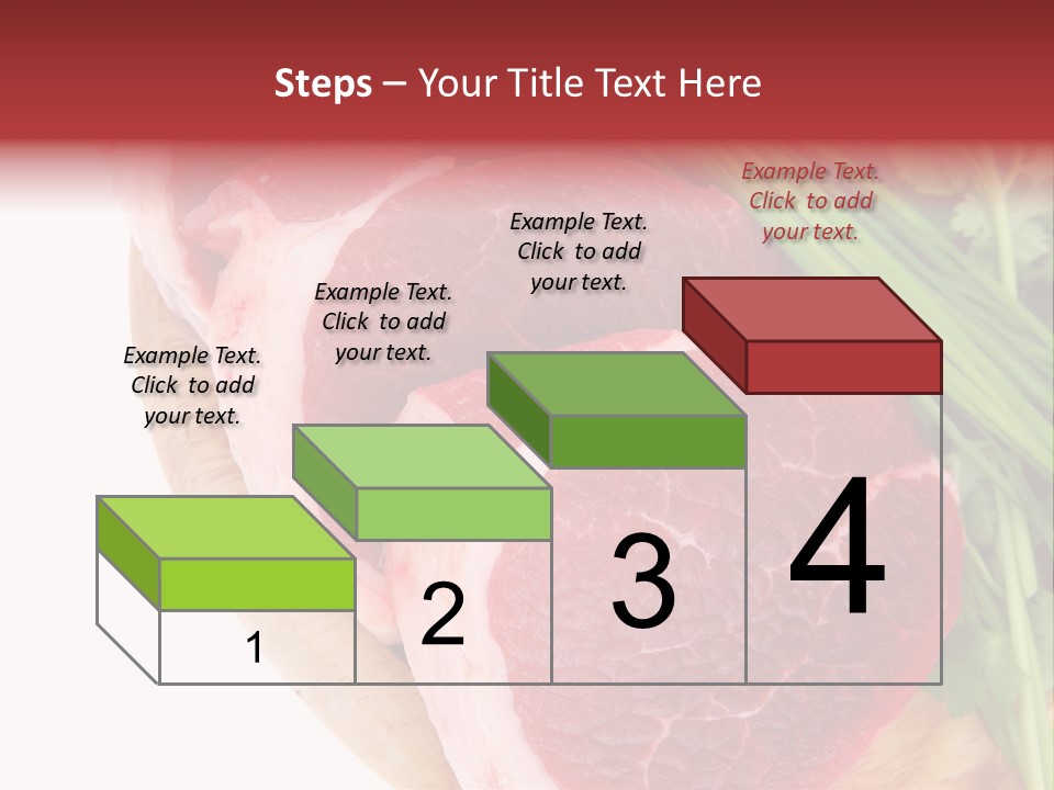 Sirloin Vegetables Beef PowerPoint Template