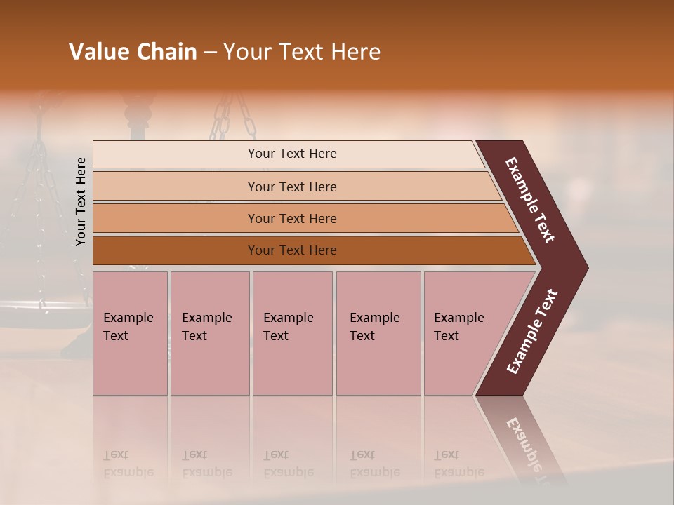 Bronze Judge Honesty PowerPoint Template