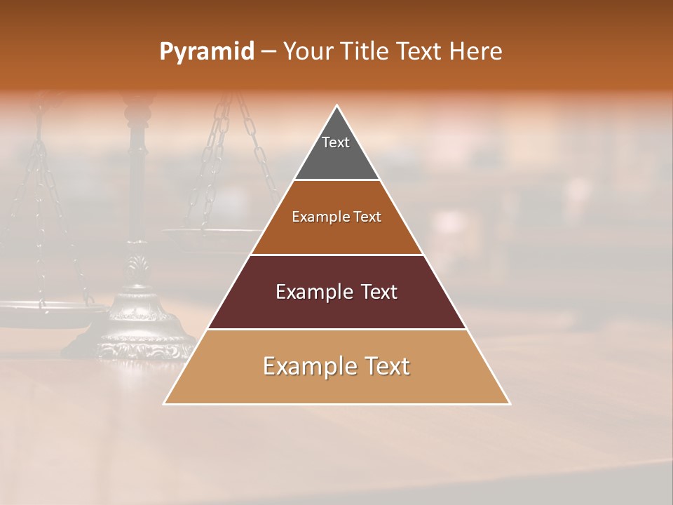 Bronze Judge Honesty PowerPoint Template