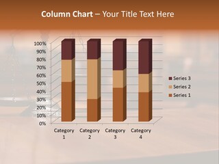 Bronze Judge Honesty PowerPoint Template