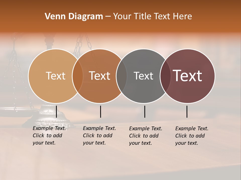 Bronze Judge Honesty PowerPoint Template