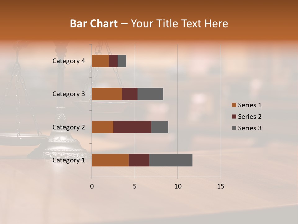 Bronze Judge Honesty PowerPoint Template