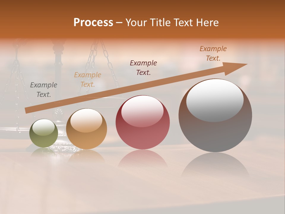 Bronze Judge Honesty PowerPoint Template