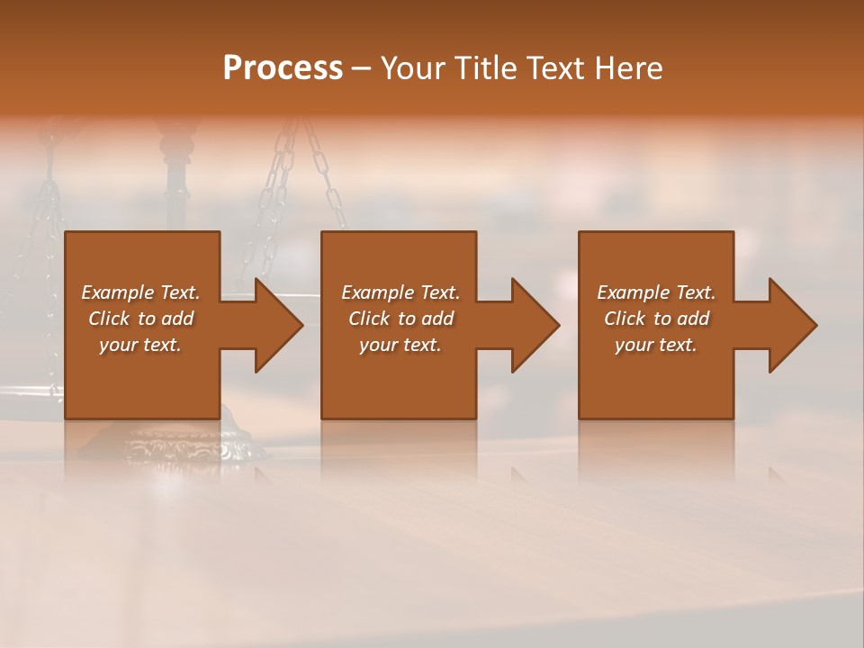 Bronze Judge Honesty PowerPoint Template