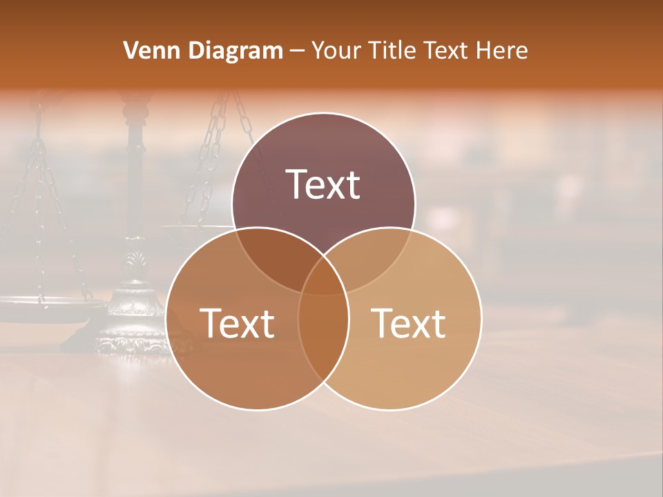 Bronze Judge Honesty PowerPoint Template