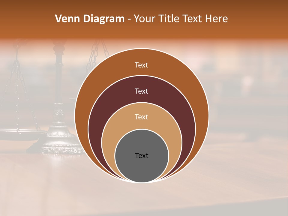Bronze Judge Honesty PowerPoint Template