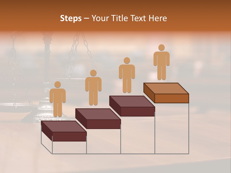 Bronze Judge Honesty PowerPoint Template