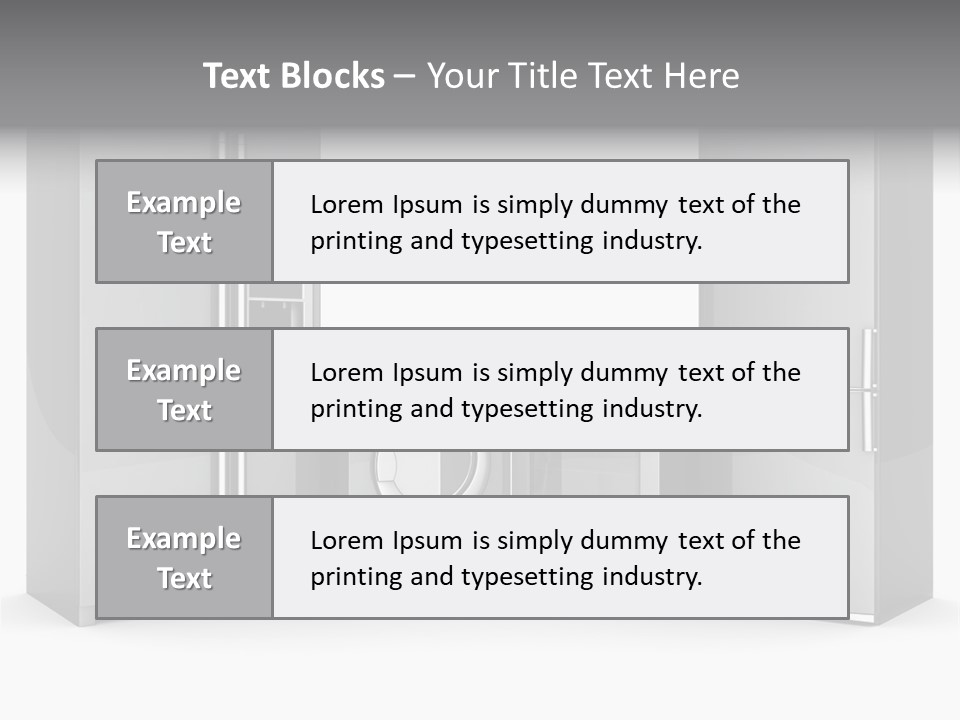Equipment Set Laundry PowerPoint Template