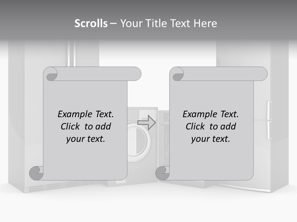 Equipment Set Laundry PowerPoint Template