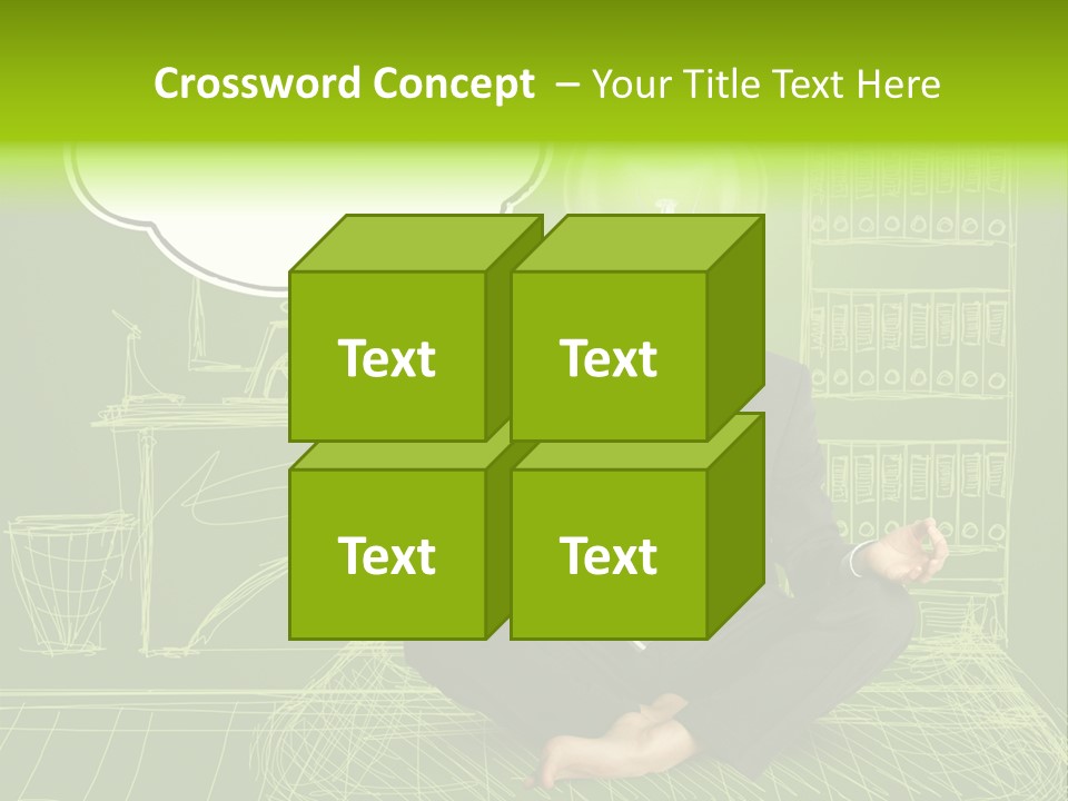 Concept Contemplation Bulb PowerPoint Template