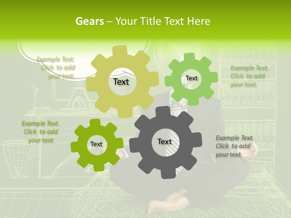 Concept Contemplation Bulb PowerPoint Template