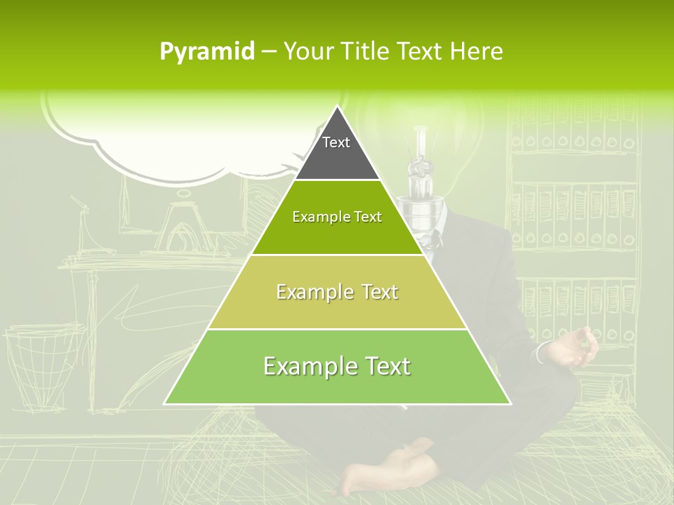 Concept Contemplation Bulb PowerPoint Template