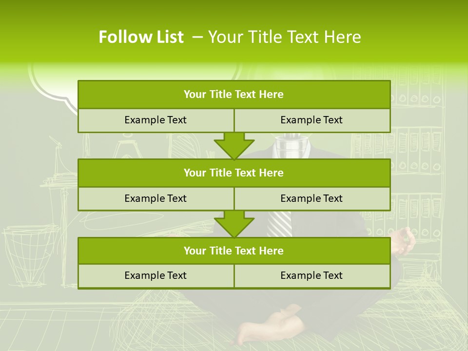 Concept Contemplation Bulb PowerPoint Template