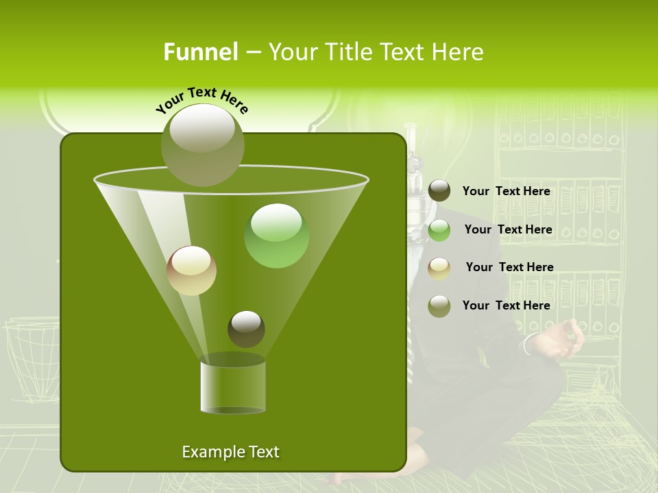 Concept Contemplation Bulb PowerPoint Template