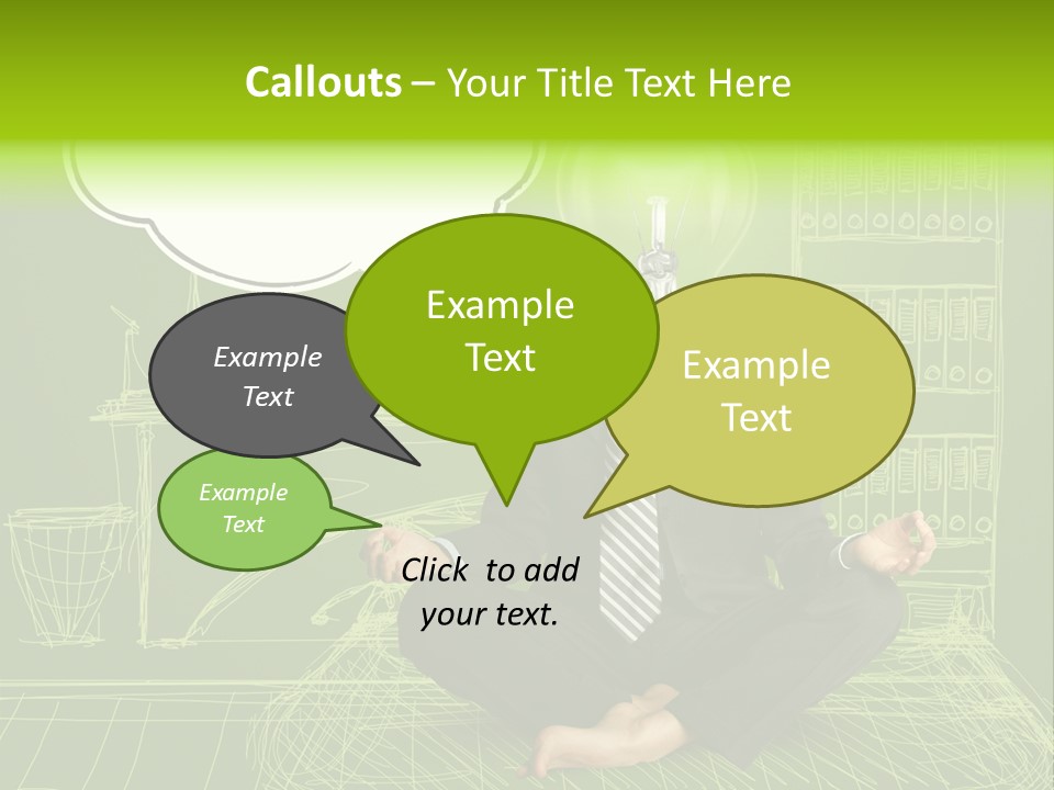 Concept Contemplation Bulb PowerPoint Template