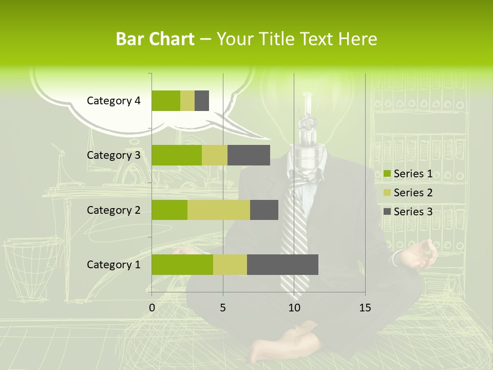 Concept Contemplation Bulb PowerPoint Template