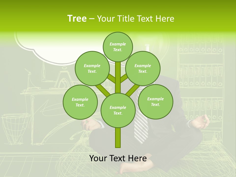 Concept Contemplation Bulb PowerPoint Template
