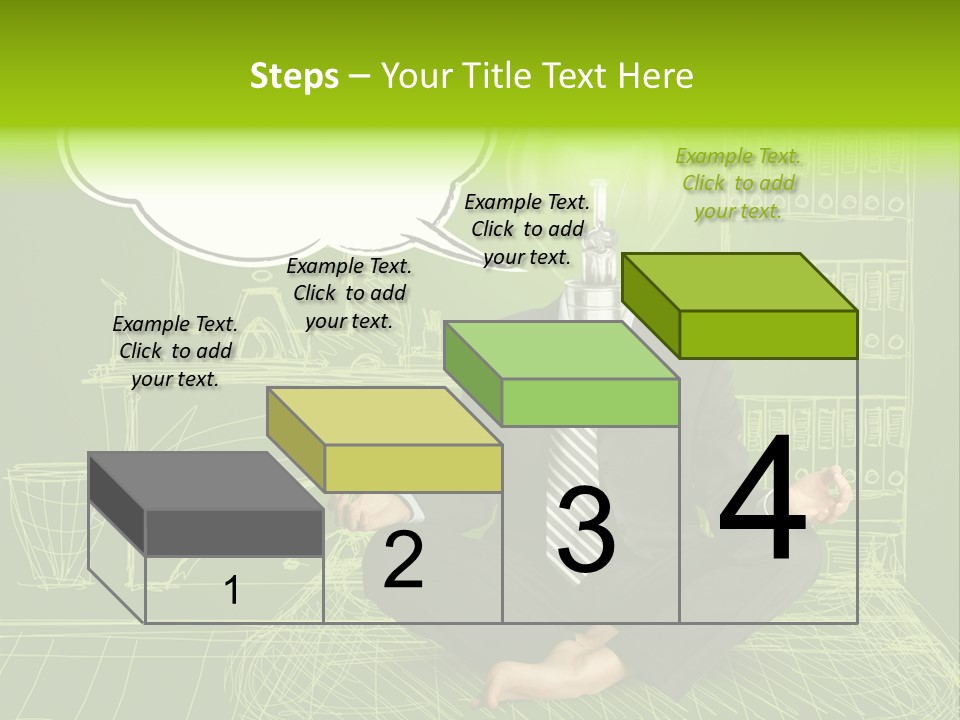 Concept Contemplation Bulb PowerPoint Template